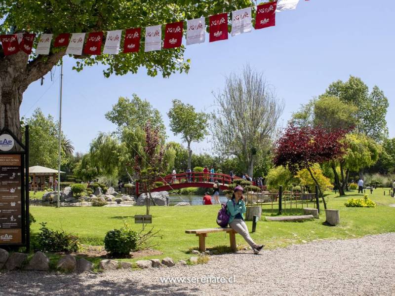Pasea por los parques de la ciudad